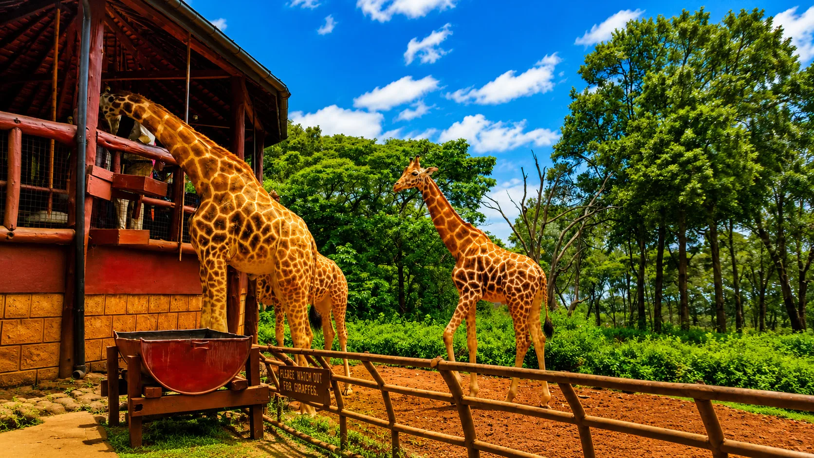 David Sheldrick Wildlife Trust, Blixen & Giraffe Centre